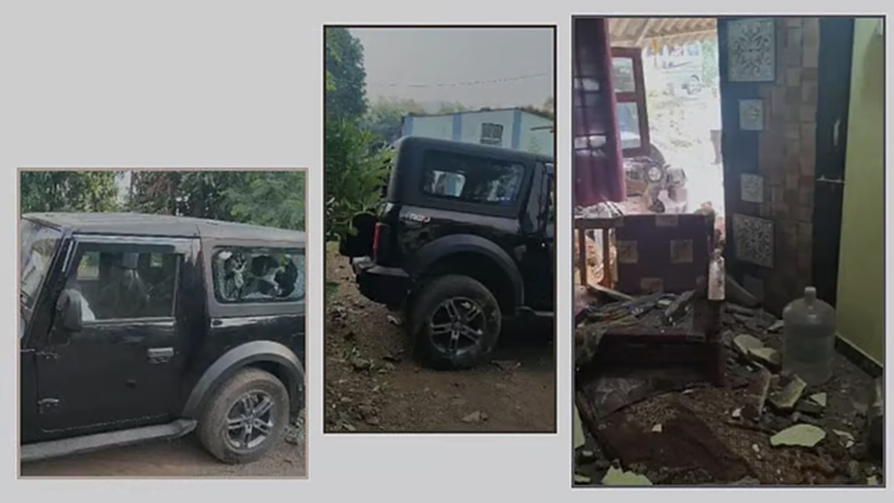 Virar Accident: भरधाव थार थेट घरात घुसली; भिंत कोसळून घरमालक जखमी, दोन दुचाकींचे नुकसान