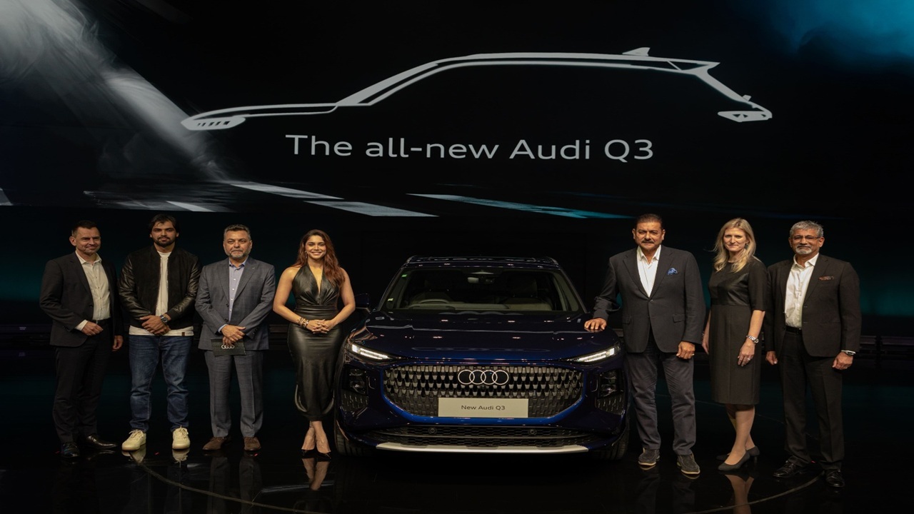 नवी ऑडी Q3 भारतात लाँच! किंमत 51.99 लाख रुपये, 201 hp इंजिनसह मिळणार भन्नाट फीचर्स