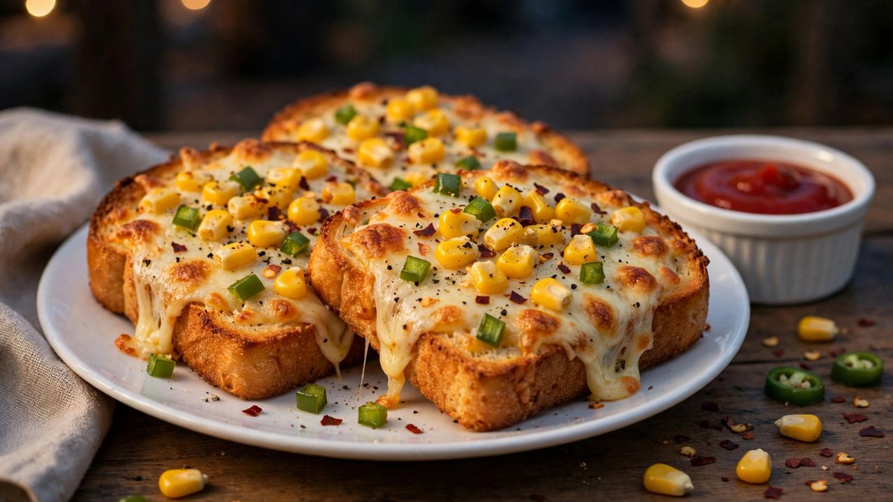 संध्याकाळच्या स्नॅक्ससाठी परफेक्ट! १५ मिनिटांत घरच्या घरी बनवा Corn Chilli Cheese Toast; रेसिपी एकदा वाचाच