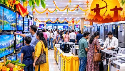 Dussehra 2026: एकीकडे महागाईची झळ, तरी दसऱ्याला खरेदीचा उत्साह! इलेक्ट्रॉनिक्स बाजारात ग्राहकांची गर्दी
