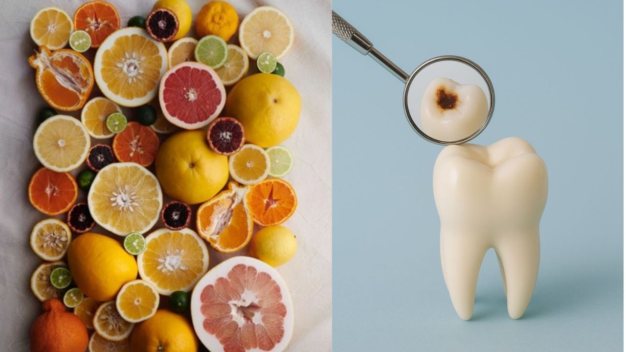 Fruits Affects Dental Health: लिंबू, संत्री खाण्याची आवड दातांना पडू शकते महागात! ॲसिडिक फळे खाताना ‘या’ चुका टाळा