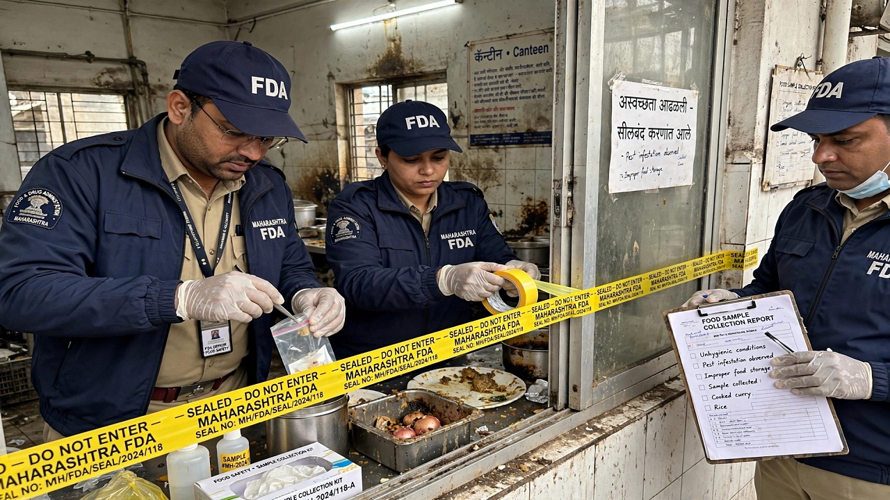 तुटलेला फ्रिज, शाकाहारी- मांसाहारी अन्न एकत्र अन्…; गुडइयर कॅन्टीनला FDA चा दणका