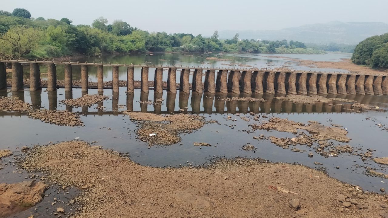 Koyna River: कोयना नदीची पाणीपातळी घटली; पाटण तालुक्यावर पाणीटंचाईचे सावट, शेतकऱ्यांची चिंता वाढली
