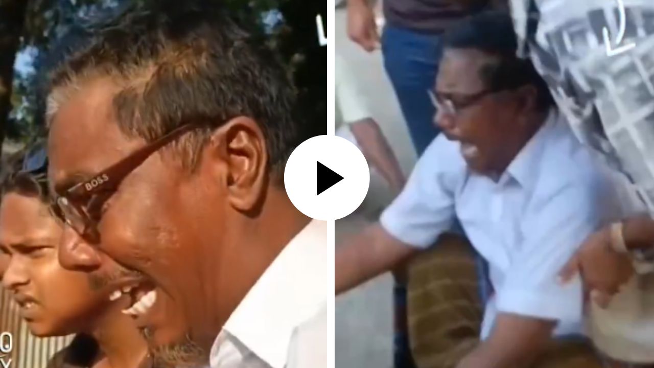 हरवलेली पत्नी समोर येताच पतीचे डोळे पाणावले; VIDEO पाहून नेटकऱ्यांच्याही डोळ्यांत अश्रू अनावर