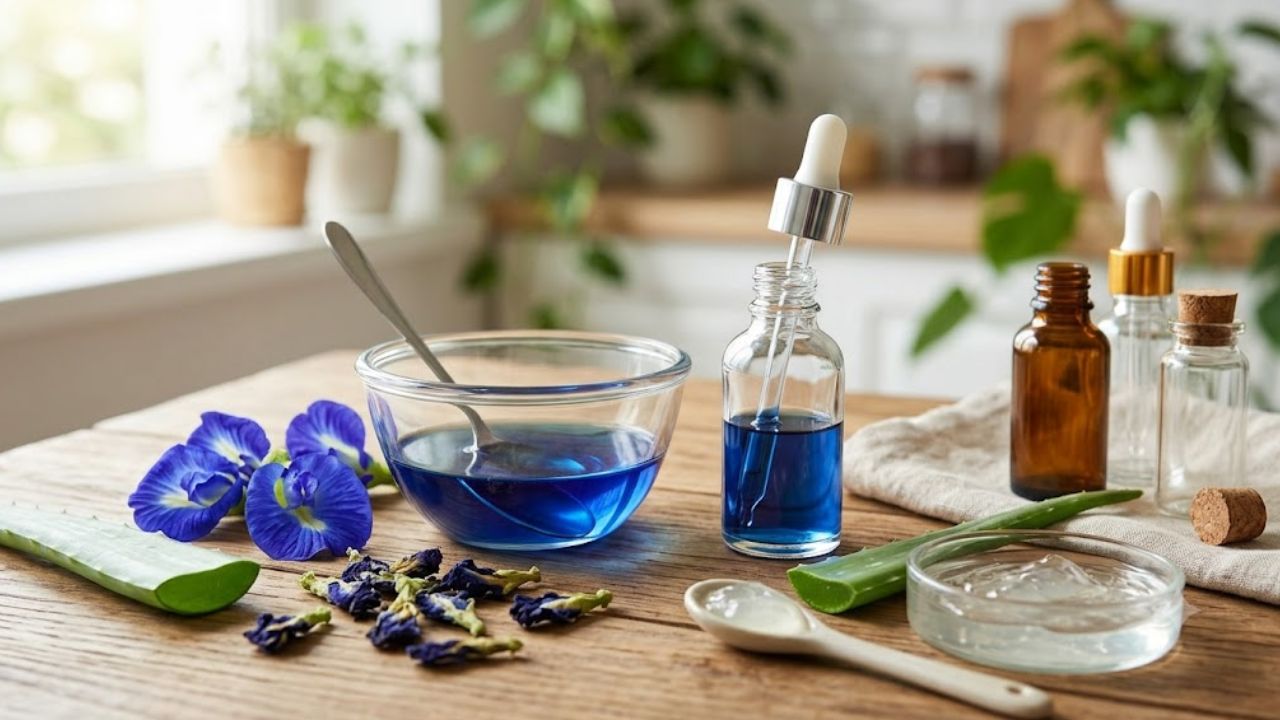 गोकर्णाच्या फुलांपासून कसा तयार करायचा फेस सिरम? सुरकुत्यांपासून चेहऱ्यावरील सर्व डाग होतील दूर, फाॅलो करा ही सोपी पद्धत