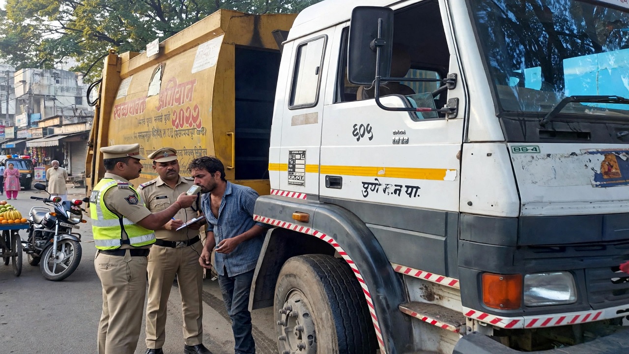 कचरा गोळा करणारी घंटागाडीच मद्यधुंद चालकाच्या ताब्यात; पुण्यात गुन्हा दाखल
