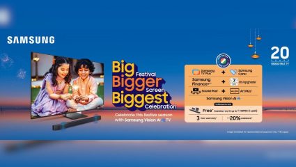 दिवाळीआधी Samsung ची मोठी घोषणा! टीव्ही खरेदीवर मोफत साउंडबार, २०% पर्यंत कॅशबॅक
