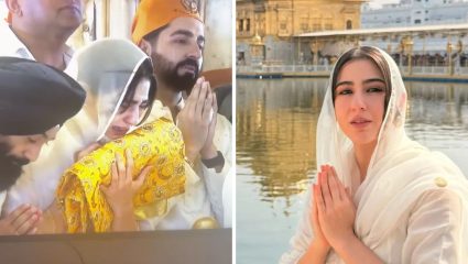 Sara Ali Khan: सुवर्ण मंदिरात ढसाढसा रडली सारा अली खान; दरबार साहिबमधील भावुक VIDEO चर्चेत