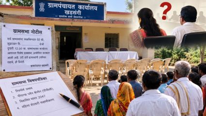 Chandrapur News: नोटीस काढली, वेळही ठरली; ग्रामसभेला सरपंच-ग्रामपंचायत अधिकारीच अनुपस्थित, ग्रामस्थांकडून स्पष्टतेची मागणी
